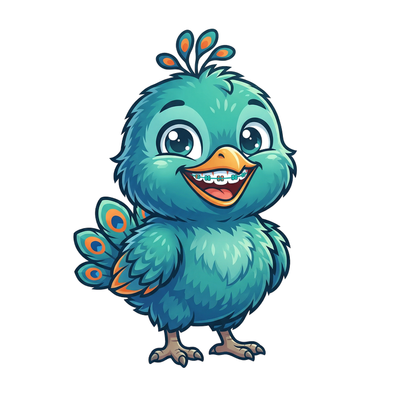 Welltide peacock mascot for Early Treatment